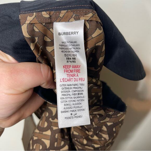 New Burberry Kids monogram print tailored shorts sz 140cm 10yo - Picture 5 of 7